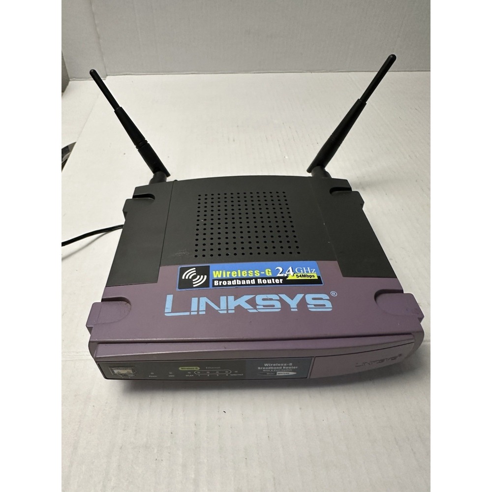 Linksys WRT54G v.3 Wireless Router 4-Port Switch FOR PARTS OR REPAIR AS IS